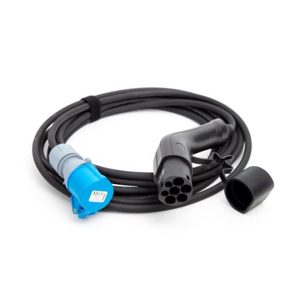 Punjački kabl za električne kamp-prikolice tipa 2, 7 m, 3,6 kW, 16 A, IP54