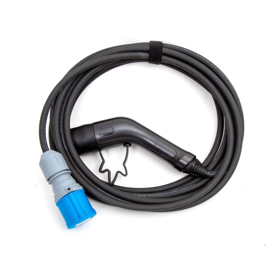 Punjački kabl za električne kamp-prikolice tipa 2, 7 m, 3,6 kW, 16 A, IP54