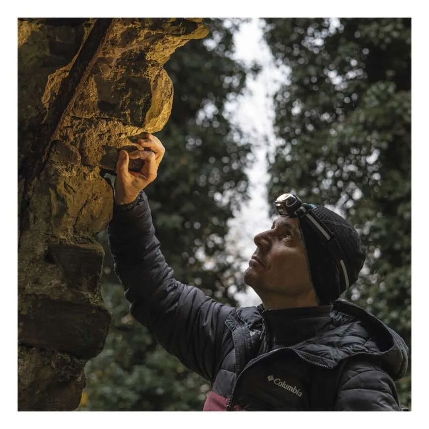 Punjiva LED čelovka LED/USB 1200 mAh