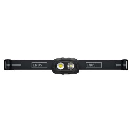 Punjiva LED čelovka LED/USB 1200 mAh