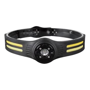 Punjiva LED čelovka sa crvenim svetlom USB LED/3W/5V IP43 470 lm 5 h 650 mAh