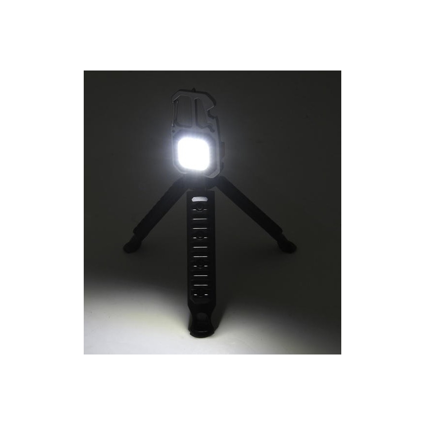 Punjiva multifunkcionalna LED lampa sa stalkom, USB-C, 400 mAh