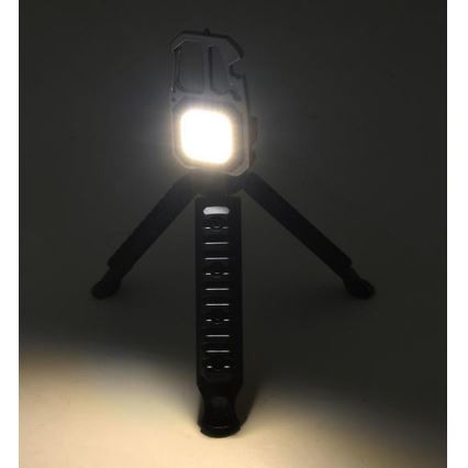 Punjiva multifunkcionalna LED lampa sa stalkom, USB-C, 400 mAh