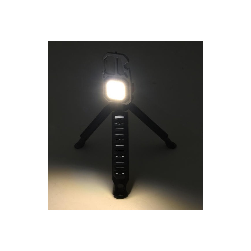 Punjiva multifunkcionalna LED lampa sa stalkom, USB-C, 400 mAh