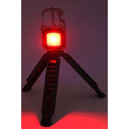 Punjiva multifunkcionalna LED lampa sa stalkom, USB-C, 400 mAh