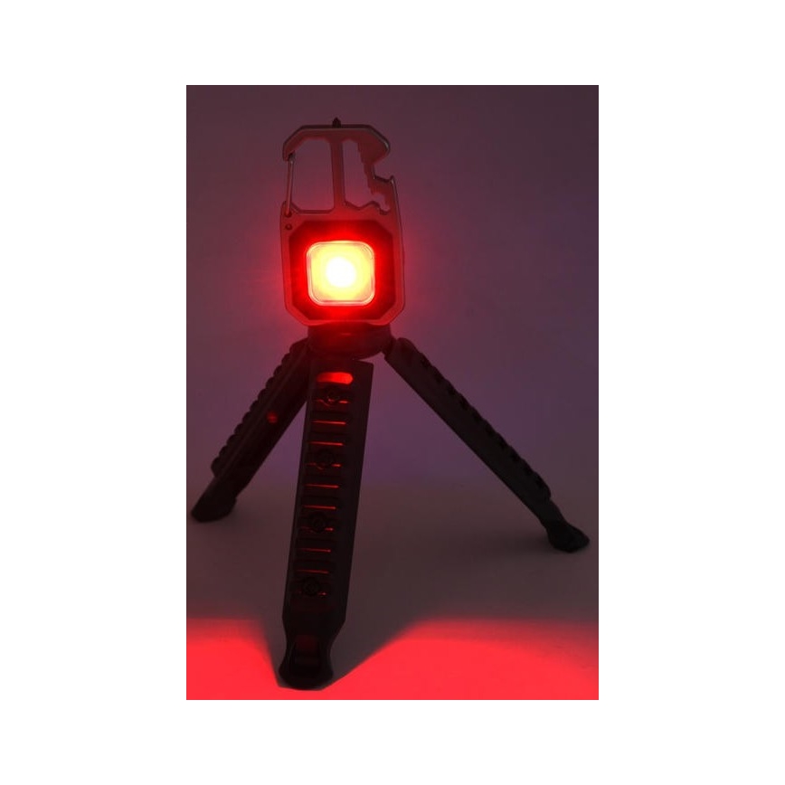 Punjiva multifunkcionalna LED lampa sa stalkom, USB-C, 400 mAh