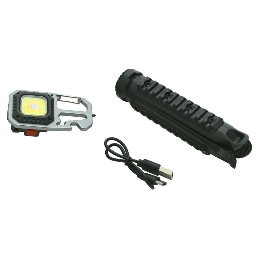 Punjiva multifunkcionalna LED lampa sa stalkom, USB-C, 400 mAh