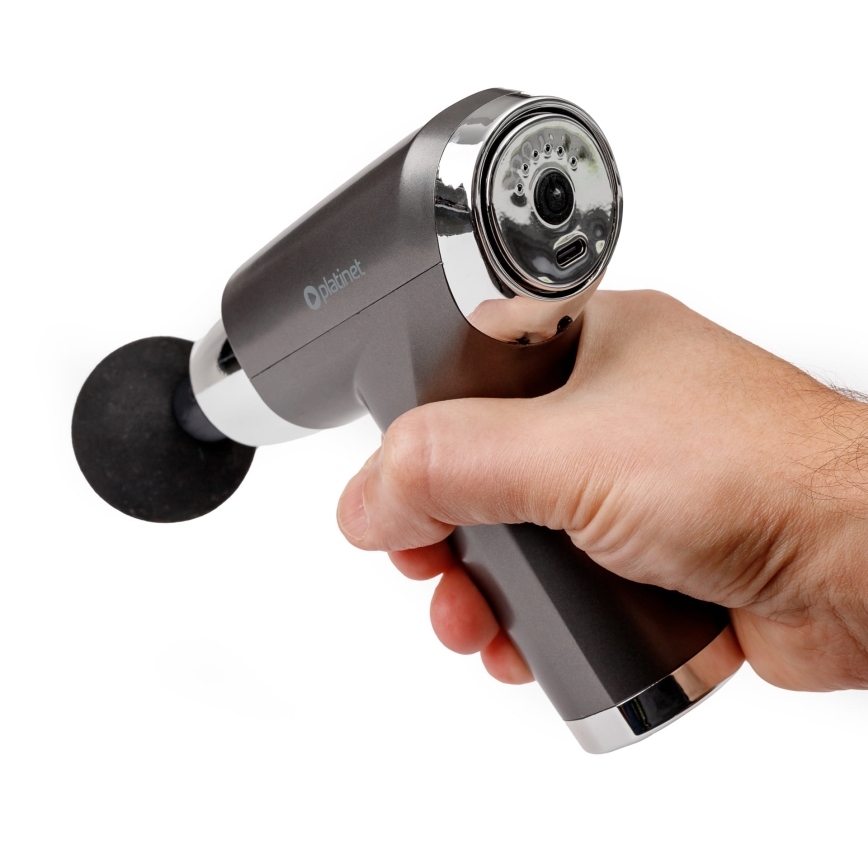 Punjivi masažni pištolj sa 4 nastavka 25W/5V 1200 mAh