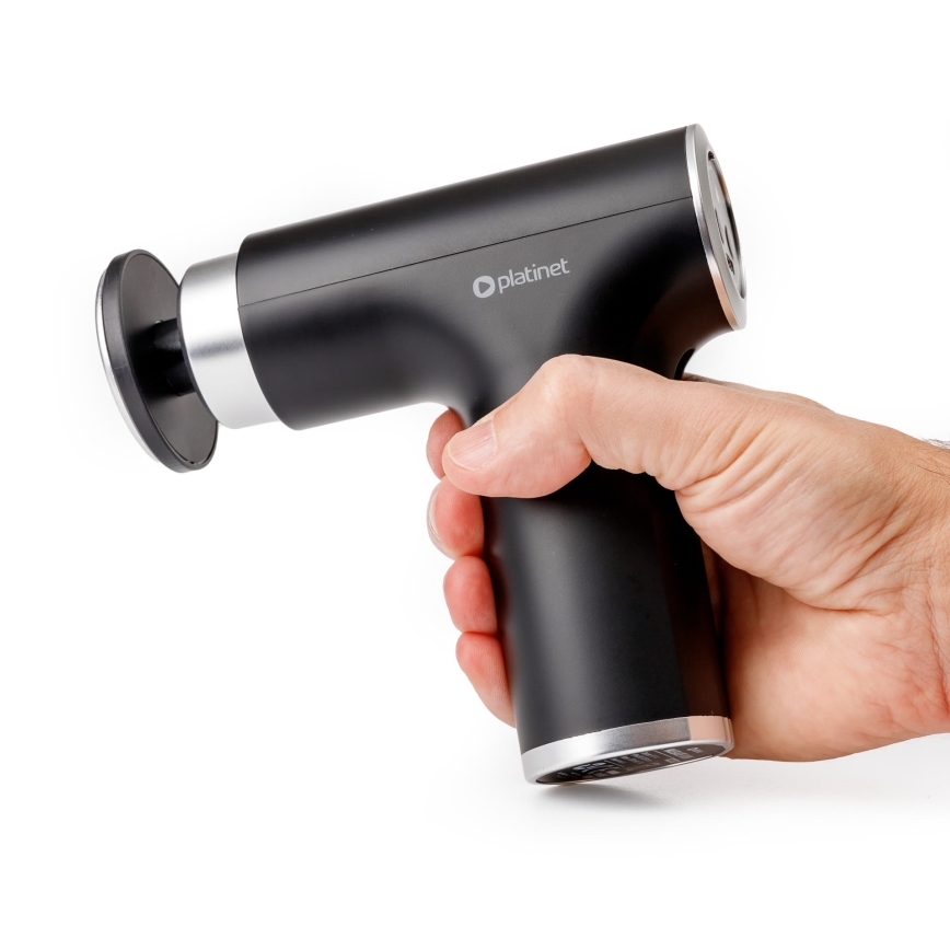 Punjivi masažni pištolj sa 9 nastavaka 25W/5V 1200 mAh