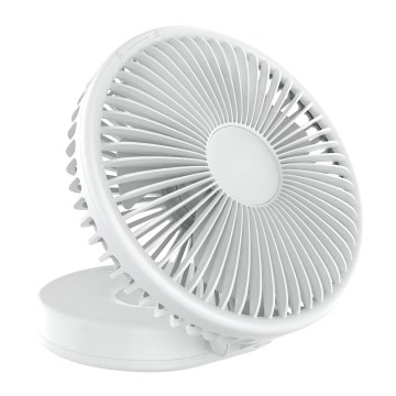 Punjivi stoni ventilator 10W/5V 2400 mAh beli