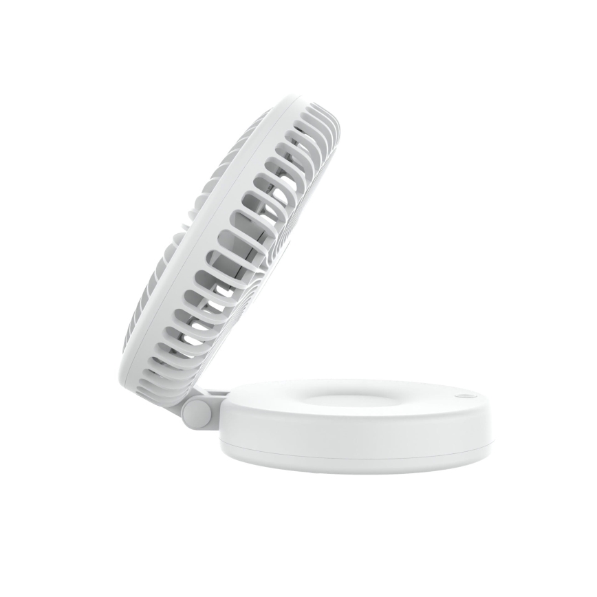 Punjivi stoni ventilator 10W/5V 2400 mAh beli