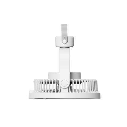Punjivi stoni ventilator sa LED osvetljenjem 8W/3,7V 2400 mAh beli