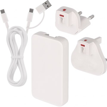 Putni adapter sa zamenjivim USB nastavcima GaN 100-250V