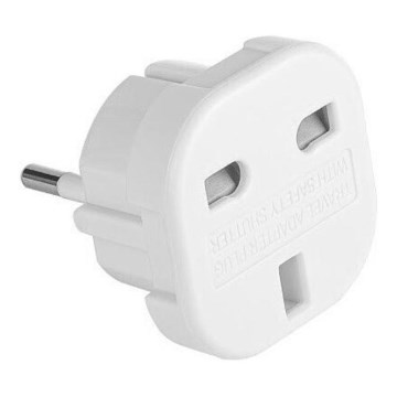 Putni adapter UK/EU 230V beo
