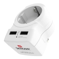 Putni adapter za SAD 230 V sa 2x USB priključka