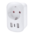 Putni adapter za SAD 230V 2x USB-A + 1x USB-C