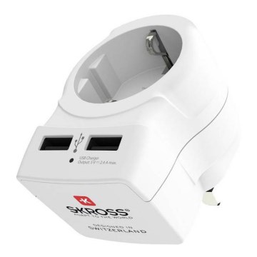 Putni adapter za UK 230V sa 2x USB portom