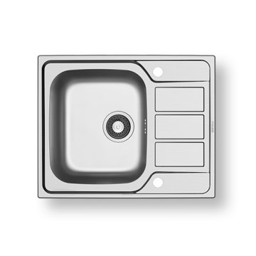 Pyramis 100187101 - Kuhinjski sudoper ATHENA 62x50 cm satenski