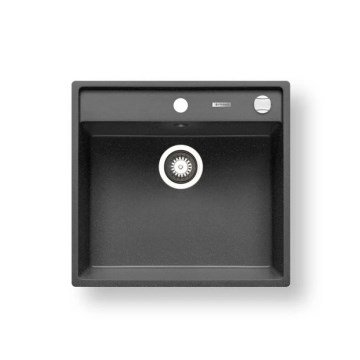 Pyramis 70007601 - Kuhinjski sudoper CAMEA 50x53 cm granit/crna