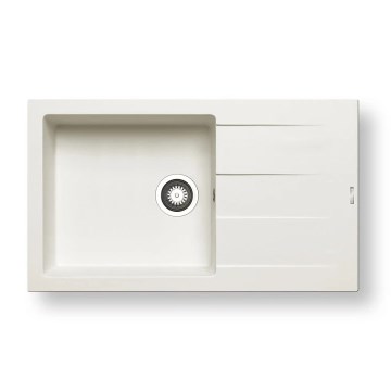 Pyramis 70070611 - Kuhinjski sudoper ATHLOS 86x50 cm granit/bela