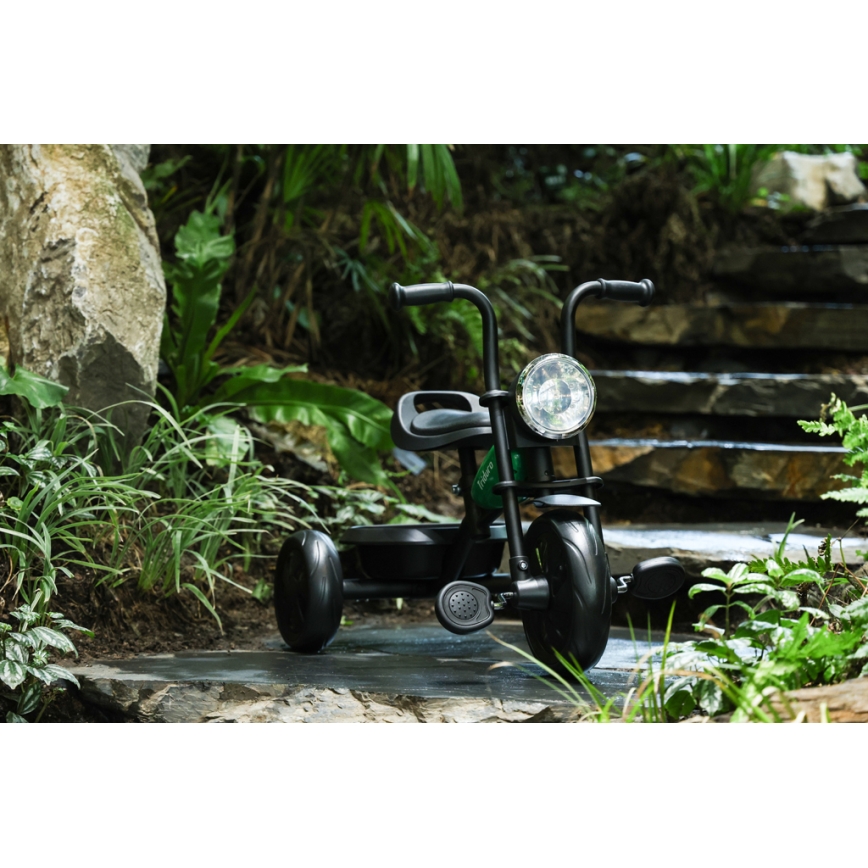 QPlay - Dečiji tricikl TRIDURO crni