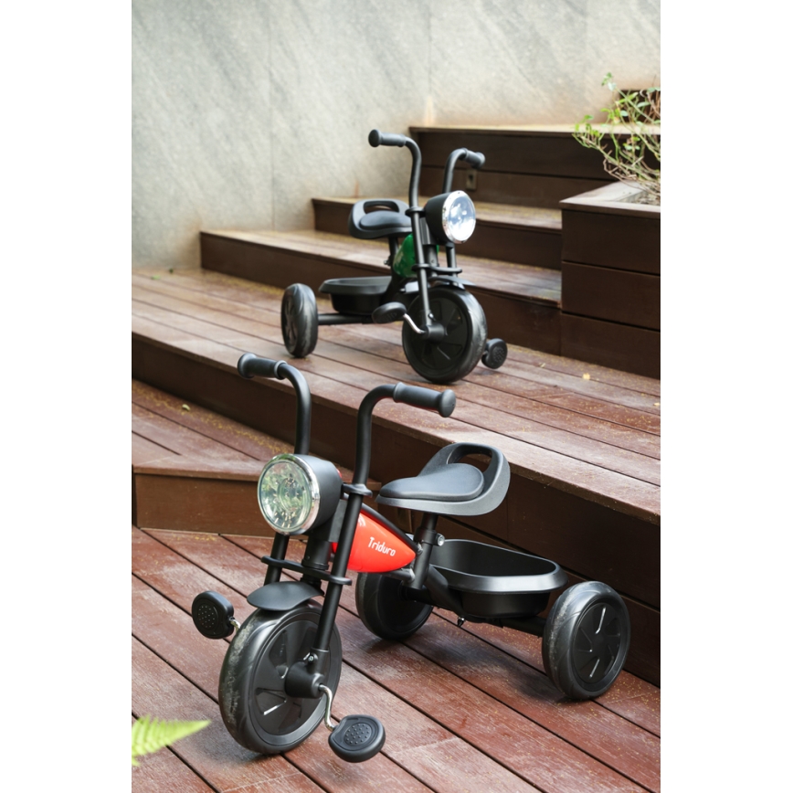 QPlay - Dečiji tricikl TRIDURO crni