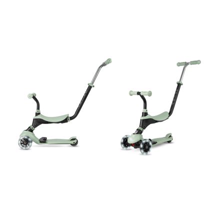 QPlay - Dečiji trotinet sa LED točkovima 5u1 SEMA PRO, zelene boje