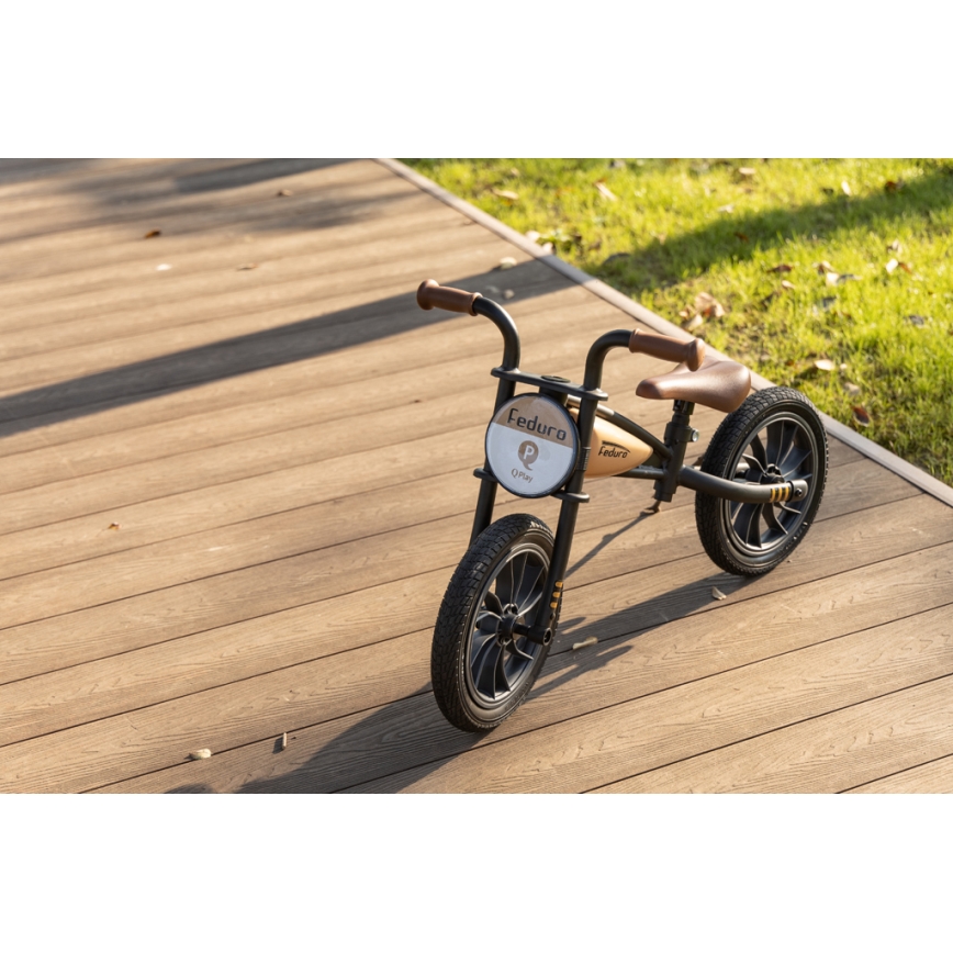 QPlay - guralica FEDURO crna/bež