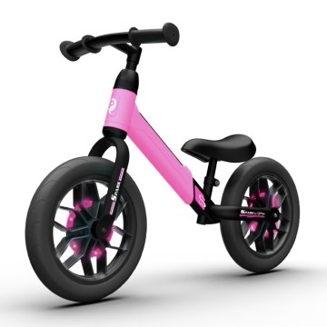 QPlay - Guralica SPARK sa LED svetlima na točkovima, ružičasta