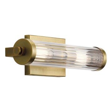 Quintiesse - Kupatilsko zidno svetlo AZORES 2xE14/40W/230V IP44 zlatno
