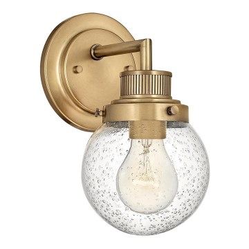 Quintiesse - Kupatilsko zidno svetlo POPPY 1xE27/60W/230V IP44 zlatno