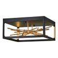 Quintiesse - LED plafonsko svetlo STYX LED/8W/230V crno/zlatno