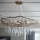 Quintiesse - Luster na sajli LAGUNA 6xE14/40W/230V prečnik 91,4 cm zlatna