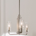 Quintiesse - Luster na šipci KIMROSE 3xE14/40W/230V prečnik 45,9 cm sjajni hrom
