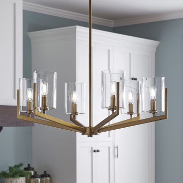 Quintiesse - Luster na šipci NYE 6xE14/40W/230V preč. 71,1 cm zlatna