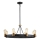 Quintiesse - Luster na šipci SILAS 8xE27/60W/230V Ø 82,9 cm crna/zlatna