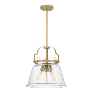 Quintiesse - Luster na šipci WIMBERLEY 3xE27/60W/230V prečnik 35,6 cm zlatna