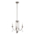 Quintiesse - Luster na stalku KARLEE 3xE14/60W/230V, prečnik 45,7 cm, matni hrom