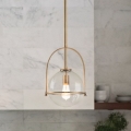 Quintiesse - Luster na štapu SOMERSET 1xE27/60W/230V Ø 28,9 cm bronza