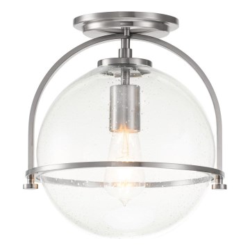Quintiesse - Plafonsko svetlo SOMERSET 1xE27/60W/230V prečnik 28,2 cm mat hrom
