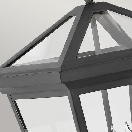Quintiesse - Spoljašnja zidna lampa ALFORD L 3xE14/40W/230V IP44 crna