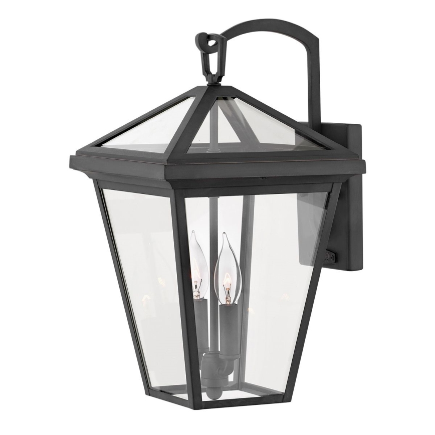Quintiesse - Spoljašnja zidna lampa ALFORD M 2xE14/40W/230V IP44 crna
