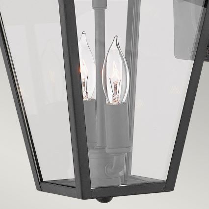 Quintiesse - Spoljna zidna lampa ALFORD S 2xE14/40W/230V IP44 crna