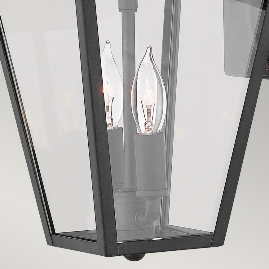 Quintiesse - Spoljna zidna lampa ALFORD S 2xE14/40W/230V IP44 crna