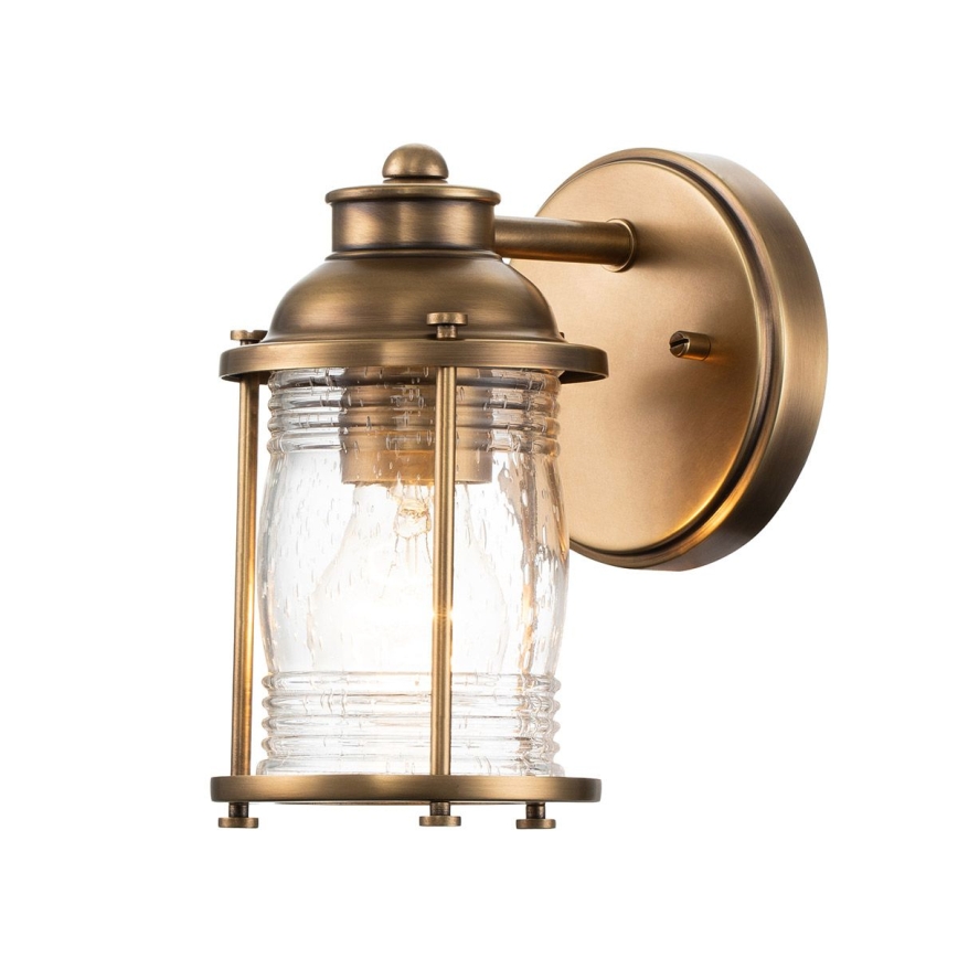 Quintiesse - Spoljašnja zidna lampa ASHLAND BAY 1xE27/60W/230V IP44 bronzana