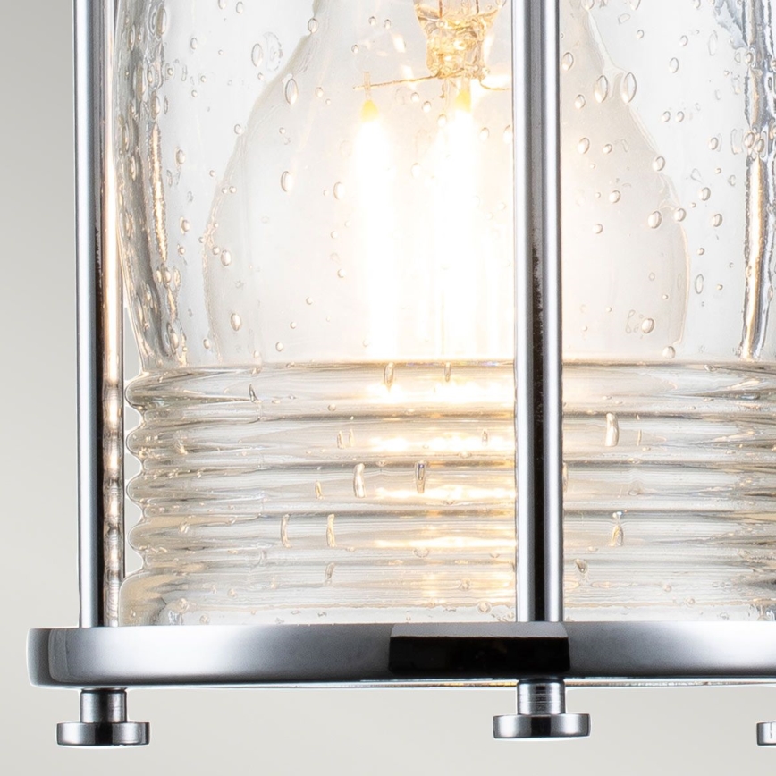 Quintiesse - Spoljašnja zidna lampa ASHLAND BAY 1xE27/60W/230V IP44 sjajni hrom