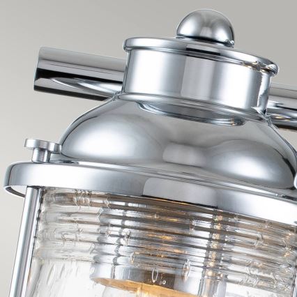 Quintiesse - Spoljna zidna lampa ASHLAND BAY 3xE27/60W/230V IP44 sjajni hrom