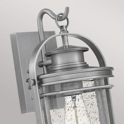 Quintiesse - Spoljna zidna lampa BOOKER M 1xE27/60W/230V IP44 mat hrom