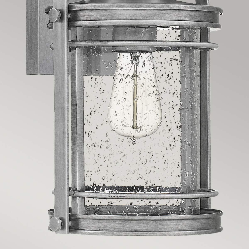 Quintiesse - Spoljna zidna lampa BOOKER M 1xE27/60W/230V IP44 mat hrom