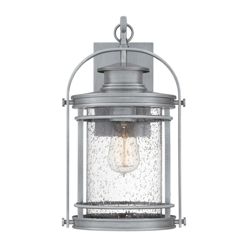 Quintiesse - Spoljna zidna lampa BOOKER M 1xE27/60W/230V IP44 mat hrom
